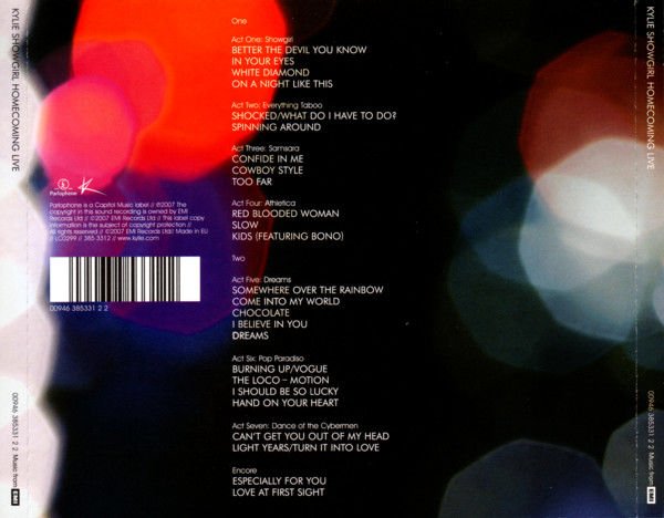 KYLIE MINOGUE - SHOWGIRL / HOMECOMING LIVE (2007) - 2xCD AMBALAJINDA SIFIR