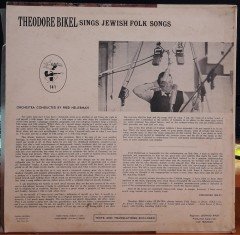 THEODORE BIKEL SINGS JEWISH FOLK SONGS - PLAK 2.EL