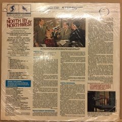 NORTH BY NORTHWEST SOUNDTRACK BERNARD HERRMANN 1980 SIFIR PLAK