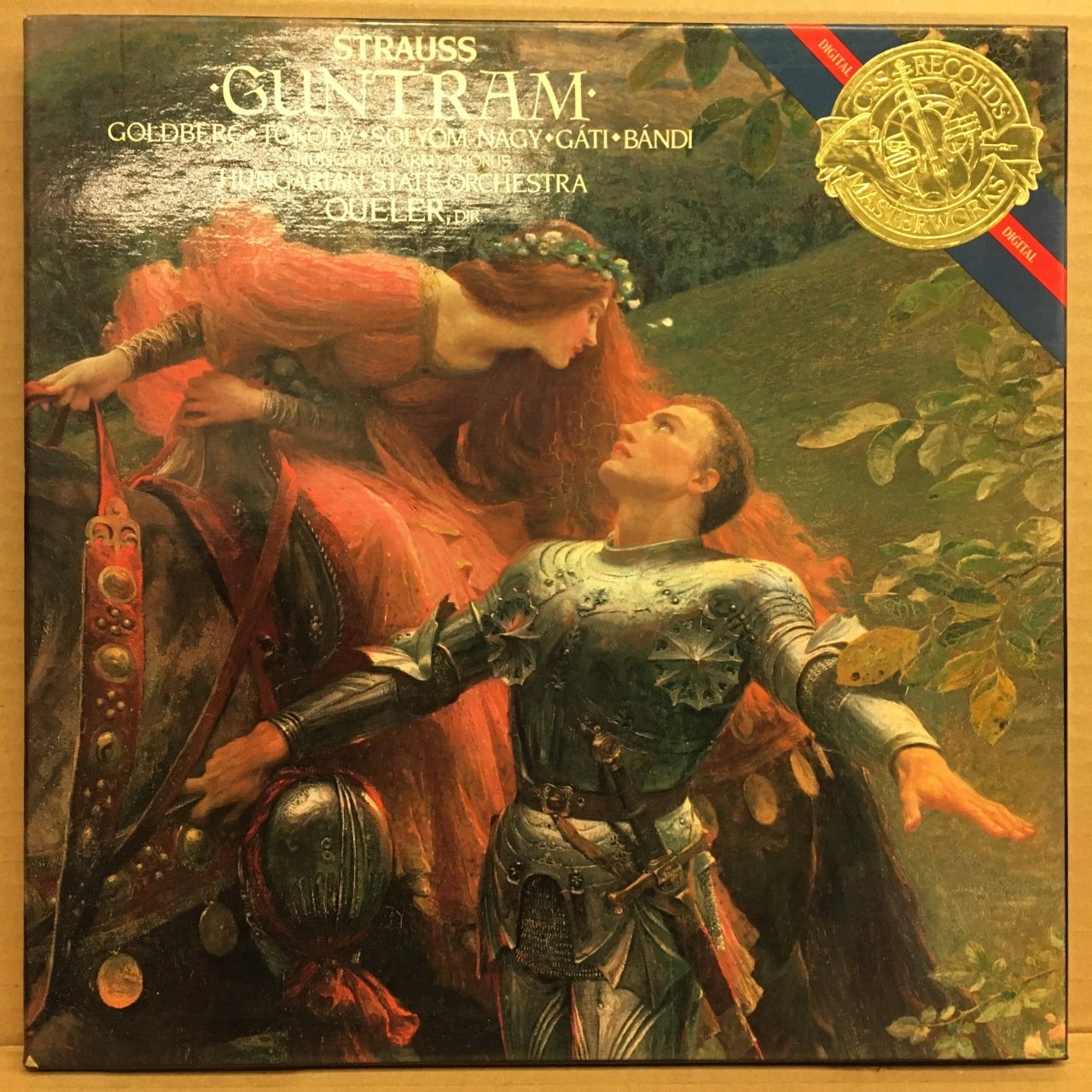 STRAUSS - GUNTRAM REINER GOLDBERG, ILONA TOKODY HUNGARIAN STATE ORC. EVE QUELER 1985 2.EL BOXSET 2LP