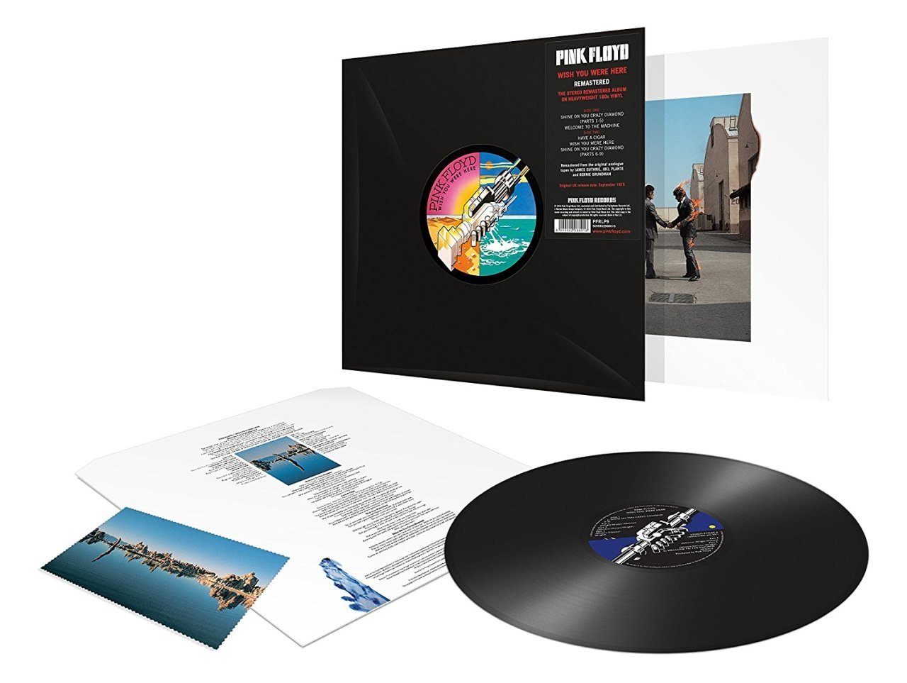 PINK FLOYD - WISH YOU WERE HERE (1975) - LP 180GR 2016 EDITION SIFIR PLAK