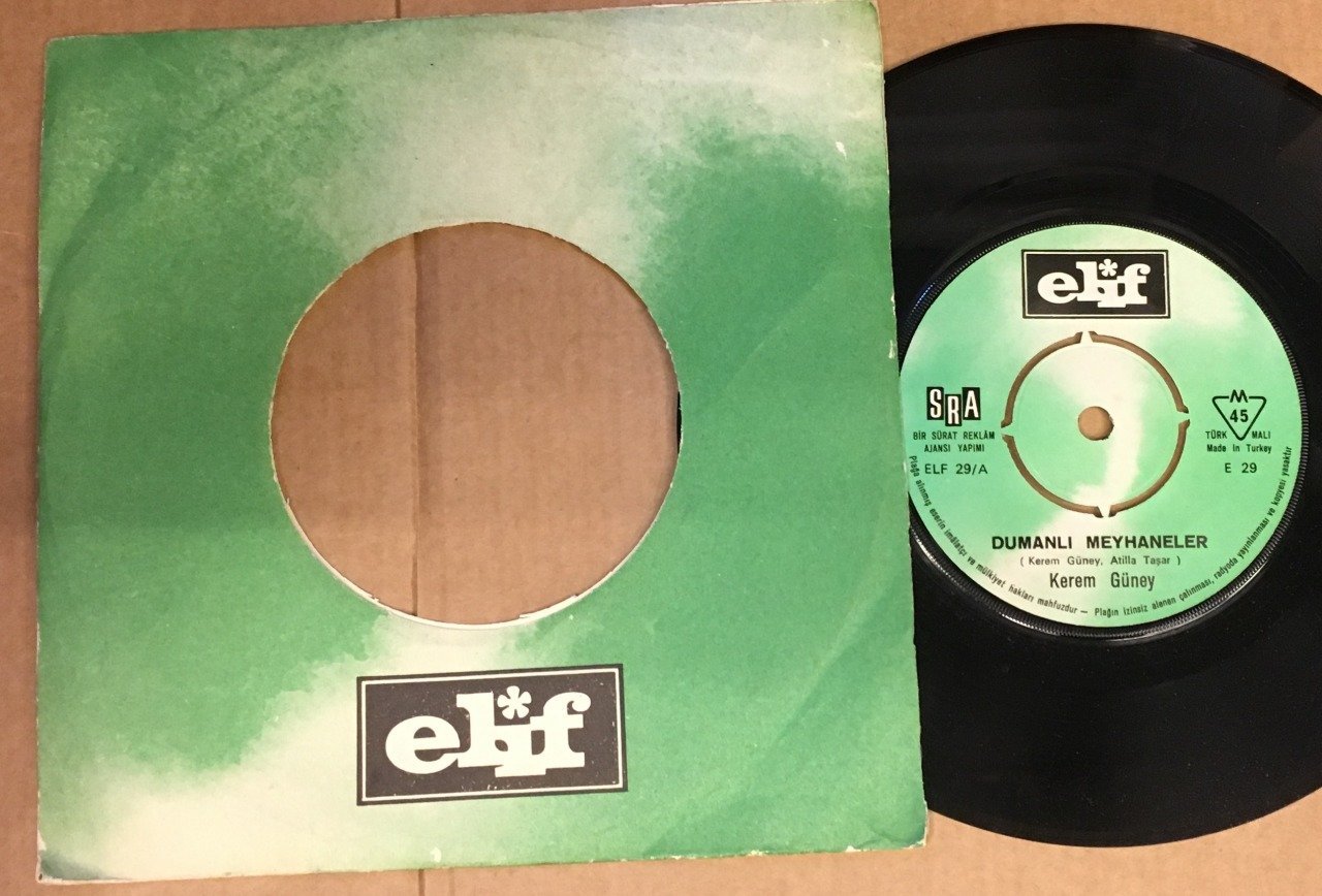 KEREM GÜNEY - DUMANLI MEYHANELER / HAYAT YOLU 7'' 45 DEVİR