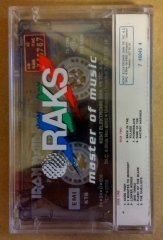 IRON MAIDEN POWERSLAVE CASSETTE MADE IN TURKEY TRANSPARENT,WHITE LETTERS,RED BANDEROLE ''NEW''