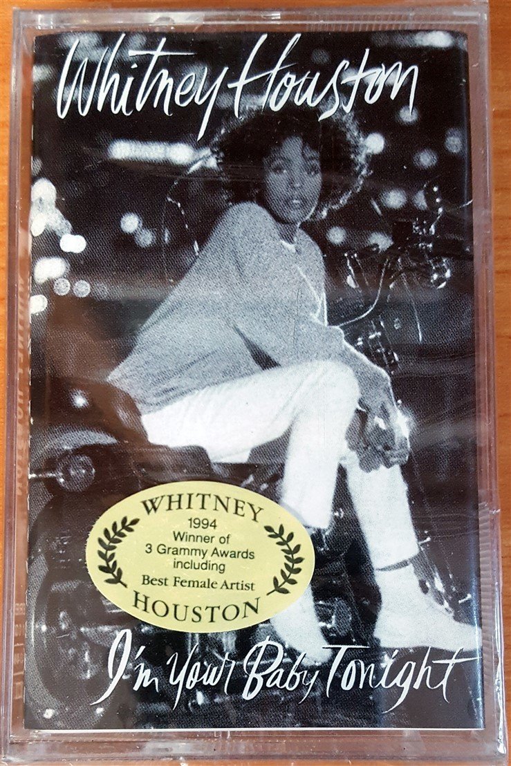 WHITNEY HOUSTON - I'M YOUR BABY TONIGHT CASSETTE MADE IN GERMANY ''NEW''