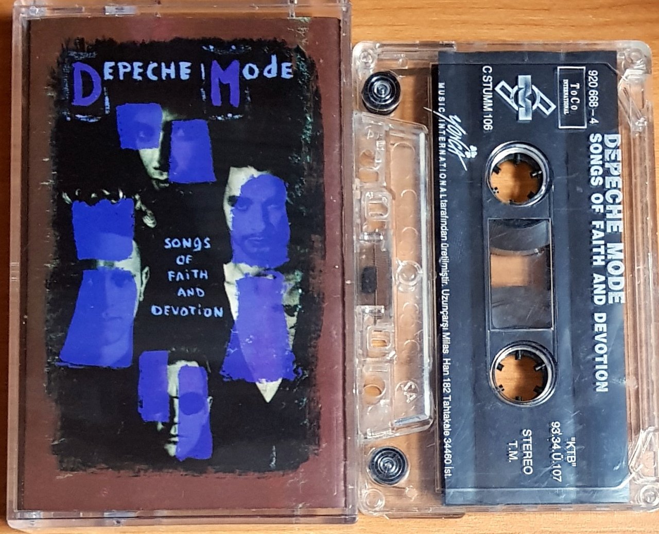 DEPECHE MODE - SONGS OF FAITH AND DEVOTION (1993) YONCA KASET 2.EL