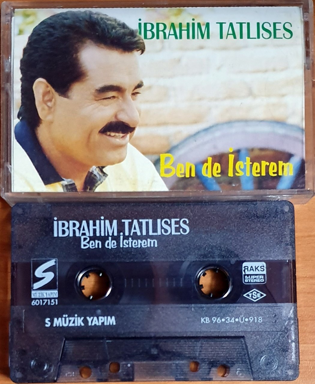 İBRAHİM TATLISES - BEN DE İSTEREM (1996) - KASET S MÜZİK 2.EL