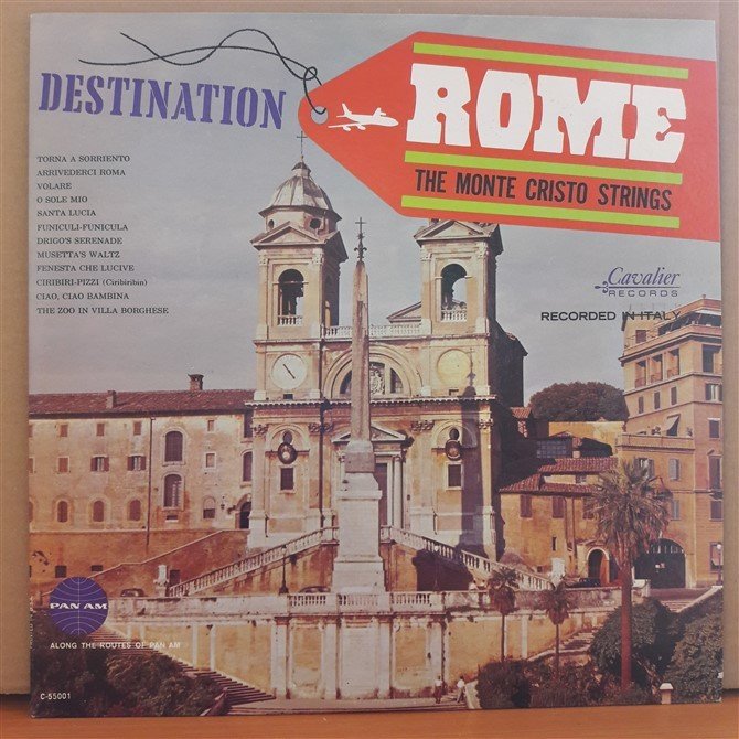 DESTINATION ROME - THE MONTE CRISTO STRINGS - LP 2.EL PLAK