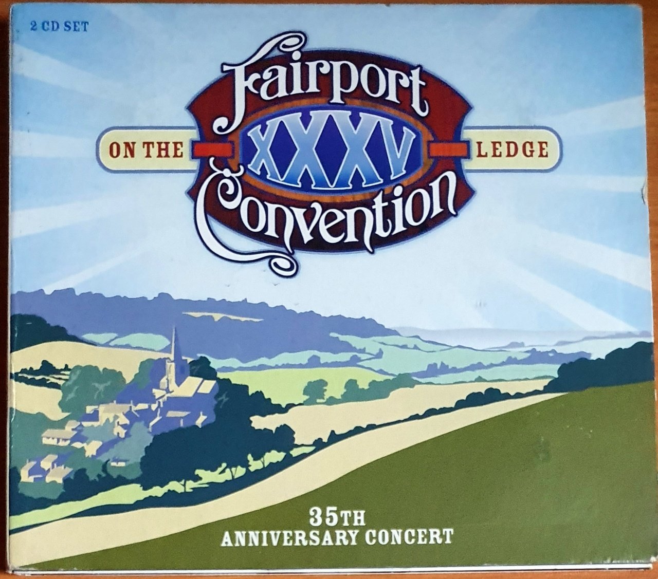 FAIRPORT CONVENTION - ON THE LEDGE / 35TH ANNIVERSARY CONCERT (2007) - 2CD MOONCREST RECORDS 2.EL