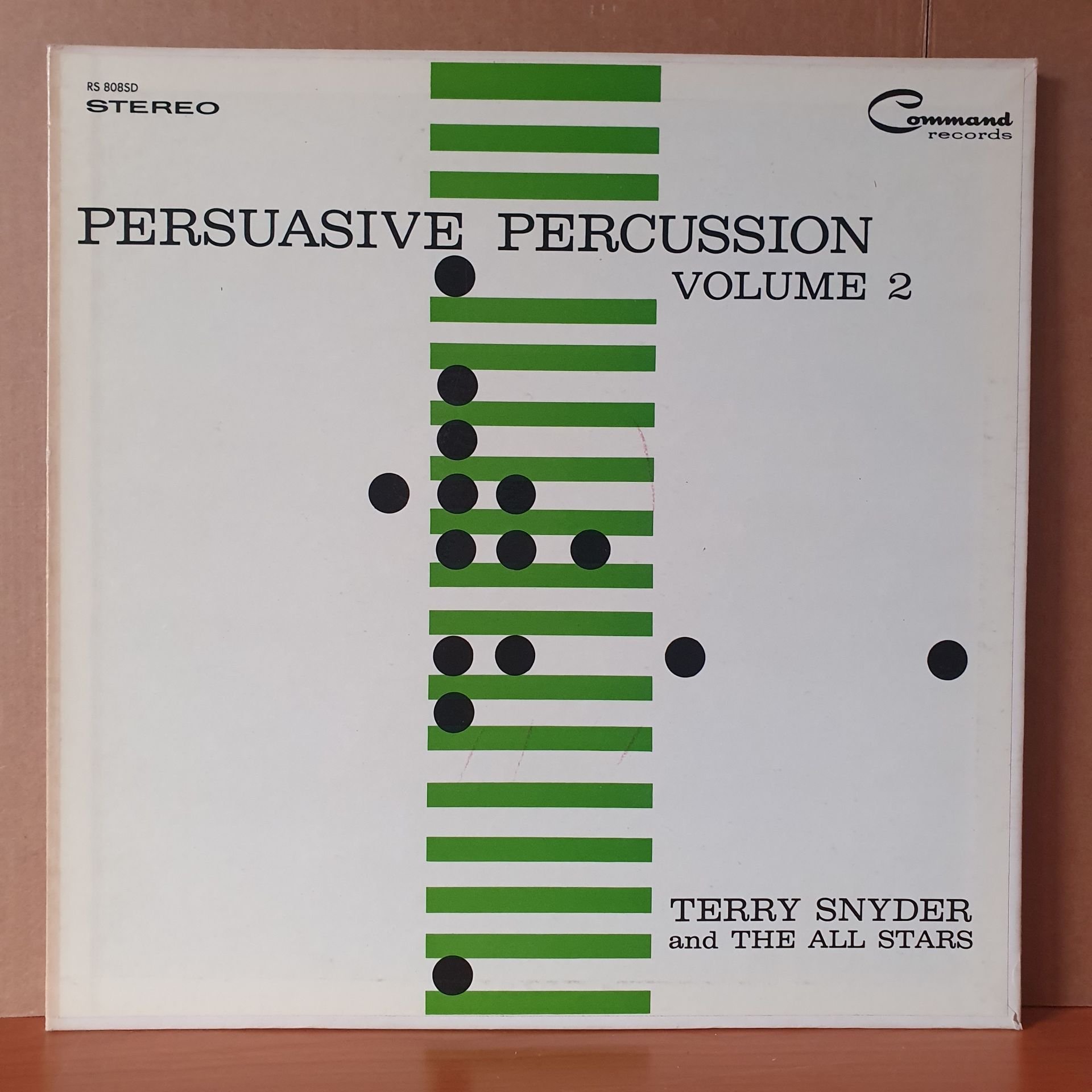 PERSUASIVE PERCUSSION VOLUME 2 / TERRY SNYDER AND THE ALL STARS (1959) - LP 2.EL PLAK