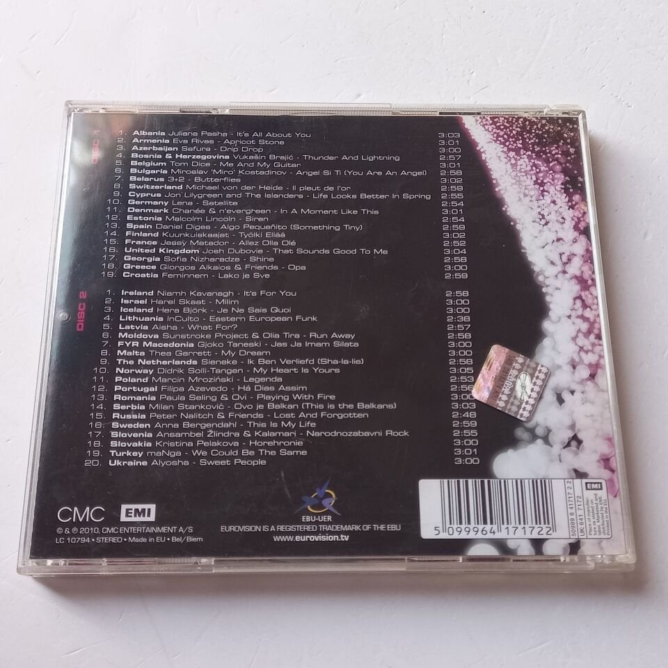 EUROVISION SONG CONTEST OSLO 2010 - SHARE THE MOMENT (2010) - 2CD 2.EL