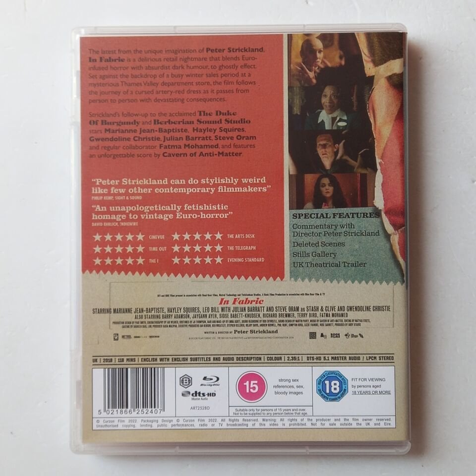 IN FABRIC - PETER STRICKLAND, MARIANNE JEAN-BAPTISTE - BLU-RAY 2.EL