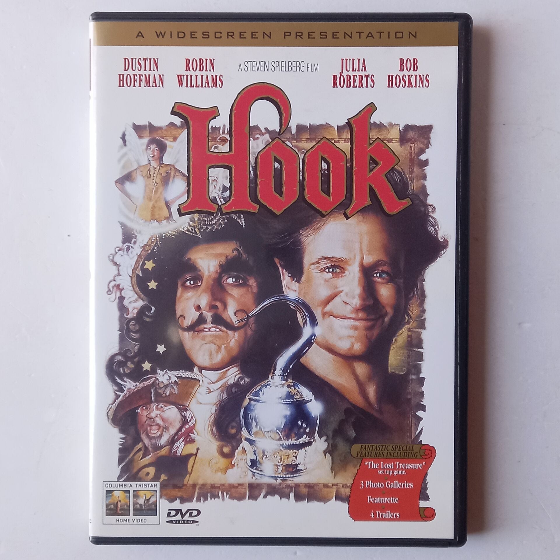 HOOK - STEVEN SPIELBERG, DUSTIN HOFFMAN, ROBIN WILLIAMS - DVD 2.EL