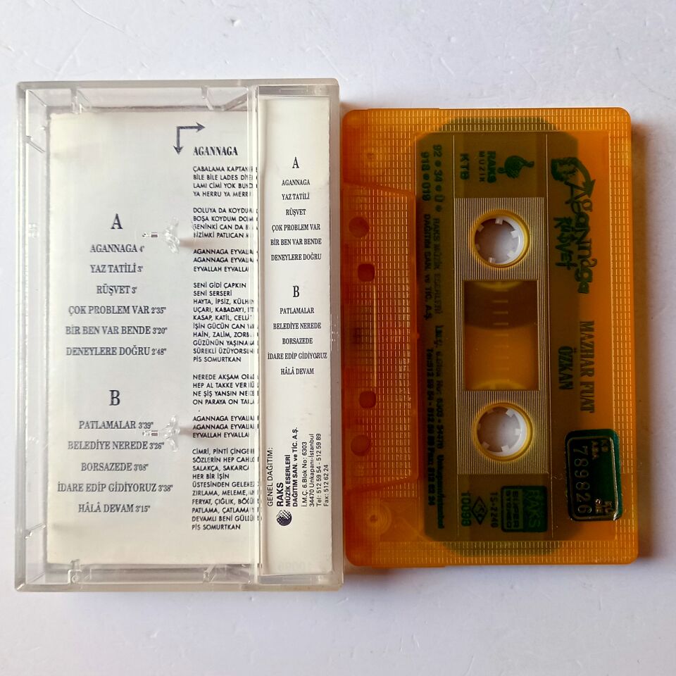 MAZHAR FUAT ÖZKAN / MFÖ – AGANNAGA RÜŞVET (1992) - KASET 2.EL