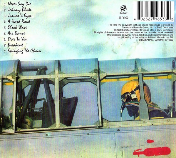 BLACK SABBATH – NEVER SAY DIE! (1978) - CD REMASTERED 2009 REISSUE DIGIPAK AMBALAJINDA SIFIR