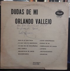 ORLANDO VALLEJO - DUDAS DE MI - PLAK 2.EL