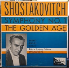 SHOSTAKOVICH: SYMPHONY NO.1, THE GOLDEN AGE, HOWARD MITCHELL (1956) - PLAK 2.EL