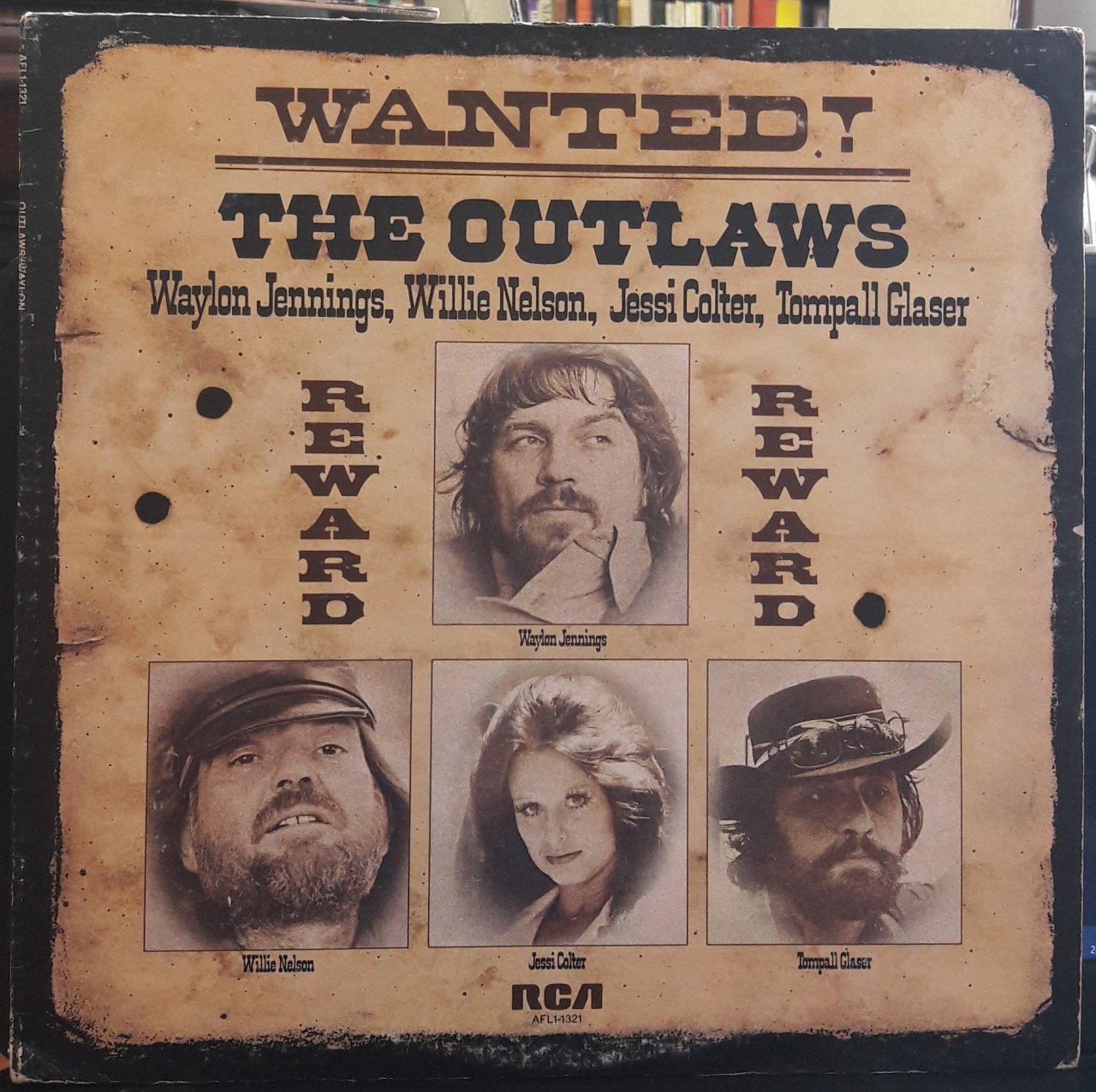 THE OUTLAWS - WANTED! (1977) - PLAK 2.EL