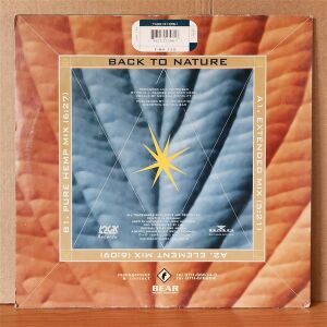 GOD'S GROOVE - BACK TO NATURE (1994) - 12'' 33RPM MAXI SINGLE 2.EL PLAK