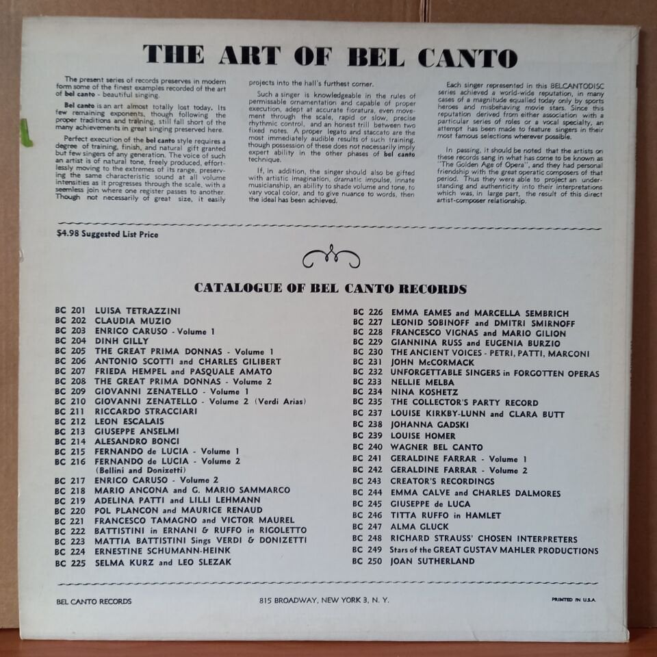ALESSANDRO BONCI / DONIZETTI ARIAS - LP 2.EL PLAK