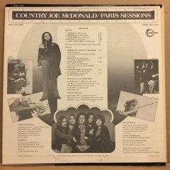 COUNTRY JOE McDONALD - PARIS SESSIONS (1973) 2.EL PLAK