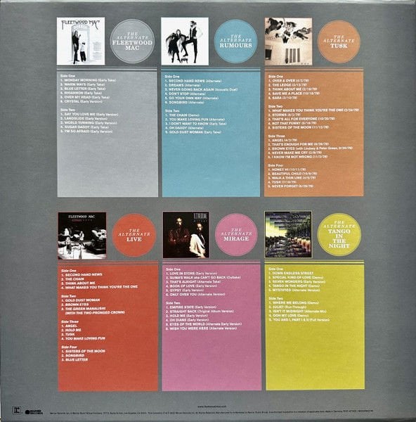 FLEETWOOD MAC – THE ALTERNATE COLLECTION (2022) - 8LP COMPILATION RECORD STORE DAY LIMITED EDITION BOX SET SIFIR PLAK