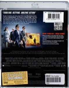 MISSION IMPOSSIBLE - GHOST PROTOCOL - GÖREVİMİZ TEHLİKE - TOM CRUISE -  BLU-RAY 2.EL