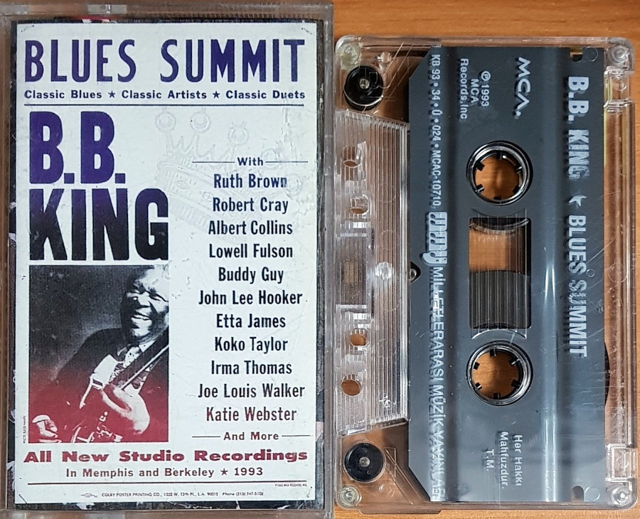 B.B. KING - BLUES SUMMIT (1993) MMY KASET 2.EL