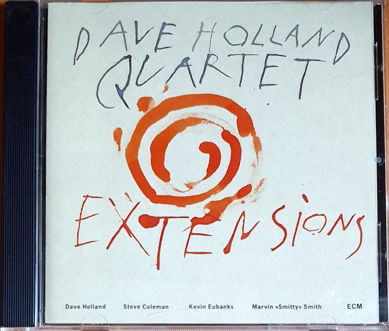 DAVE HOLLAND QUARTET / DAVE HOLLAND, STEVE COLEMAN, KEVIN EUBANKS, MARVIN SMITTY SMITH - EXTENSIONS (1990) - CD ECM 2.EL