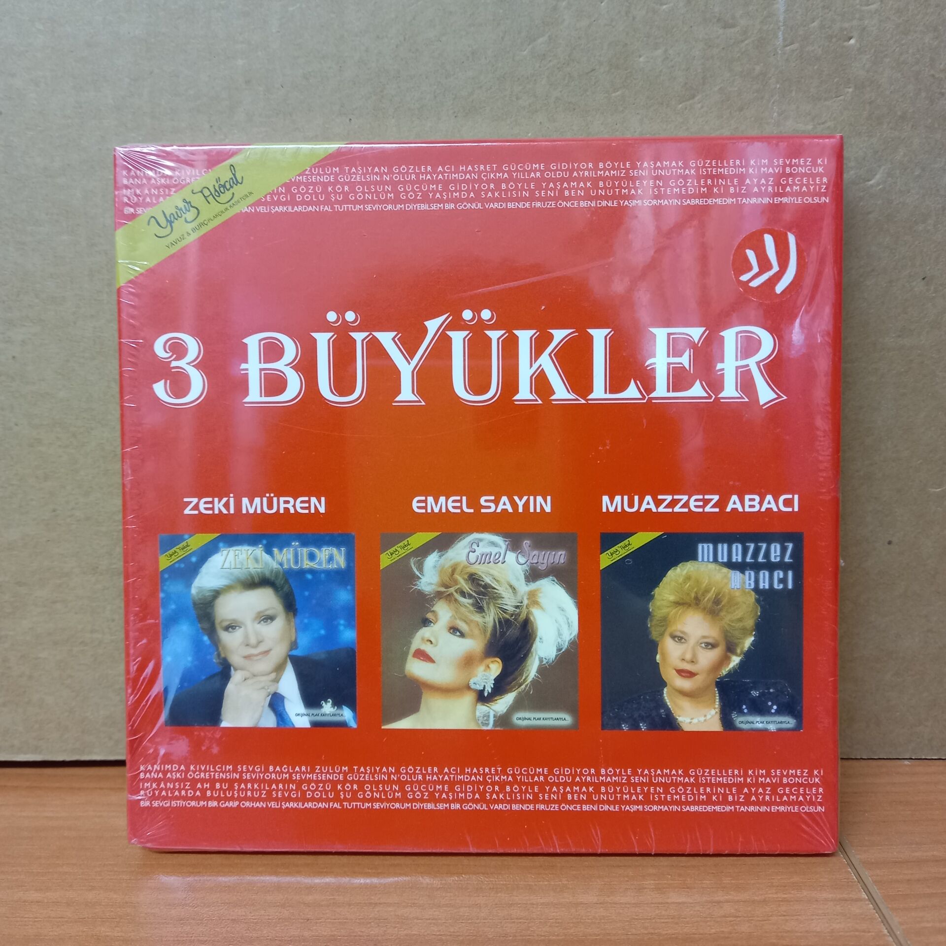 3 BÜYÜKLER - ZEKİ MÜREN, EMEL SAYIN, MUAZZEZ ABACI - CD SIFIR