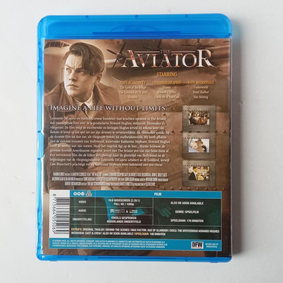 THE AVIATOR - LEONARDO DICAPRIO - CATE BLANCHETT - MARTIN SCORSESE - BLU-RAY 2.EL