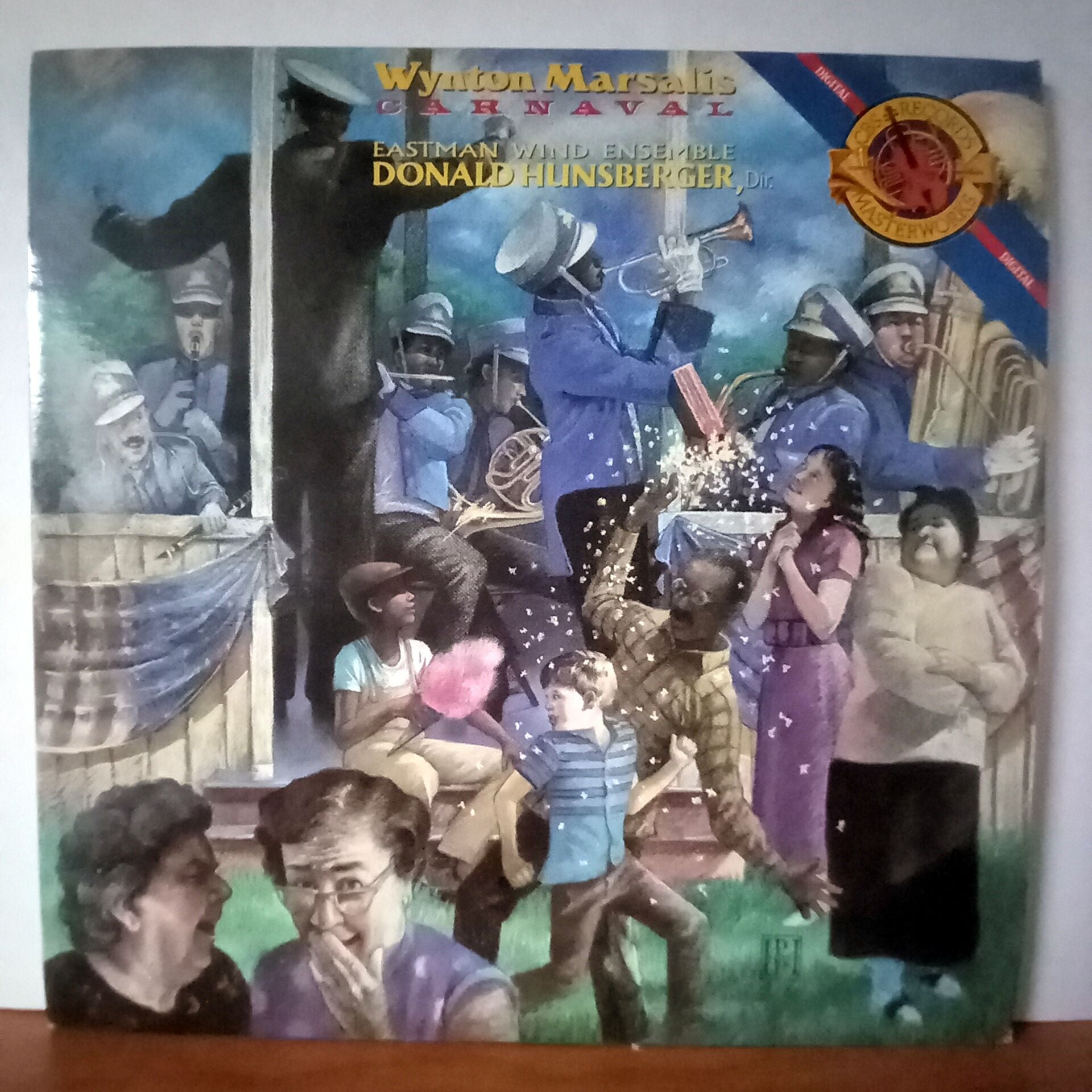 WYNTON MARSALIS, EASTMAN WIND ENSEMBLE, DONALD HUNSBERGER – CARNAVAL (1987) - LP 2.EL PLAK