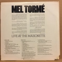 MEL TORME - LIVE AT THE MAISONETTE (1975) 2.EL PLAK