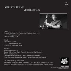 JOHN COLTRANE - MEDITATIONS (1966) - PLAK SIFIR