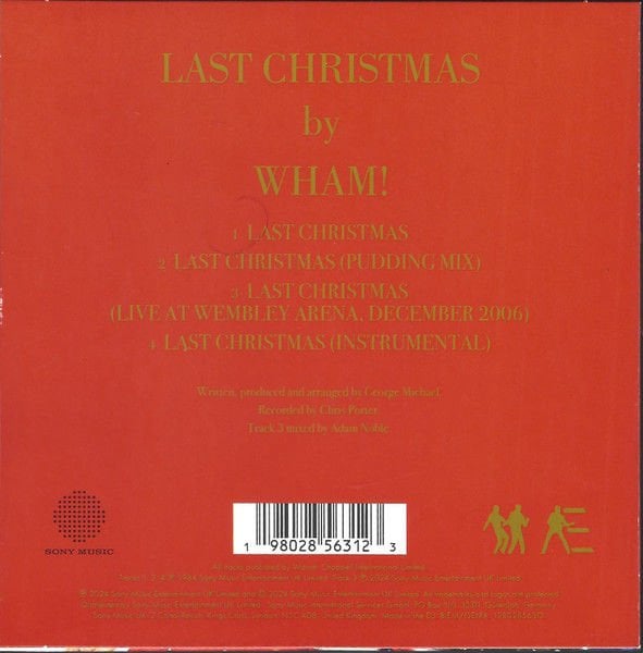WHAM! – LAST CHRISTMAS EP (2024) - CD REISSUE 40TH ANNIVERSARY EDITION AMBALAJINDA SIFIR