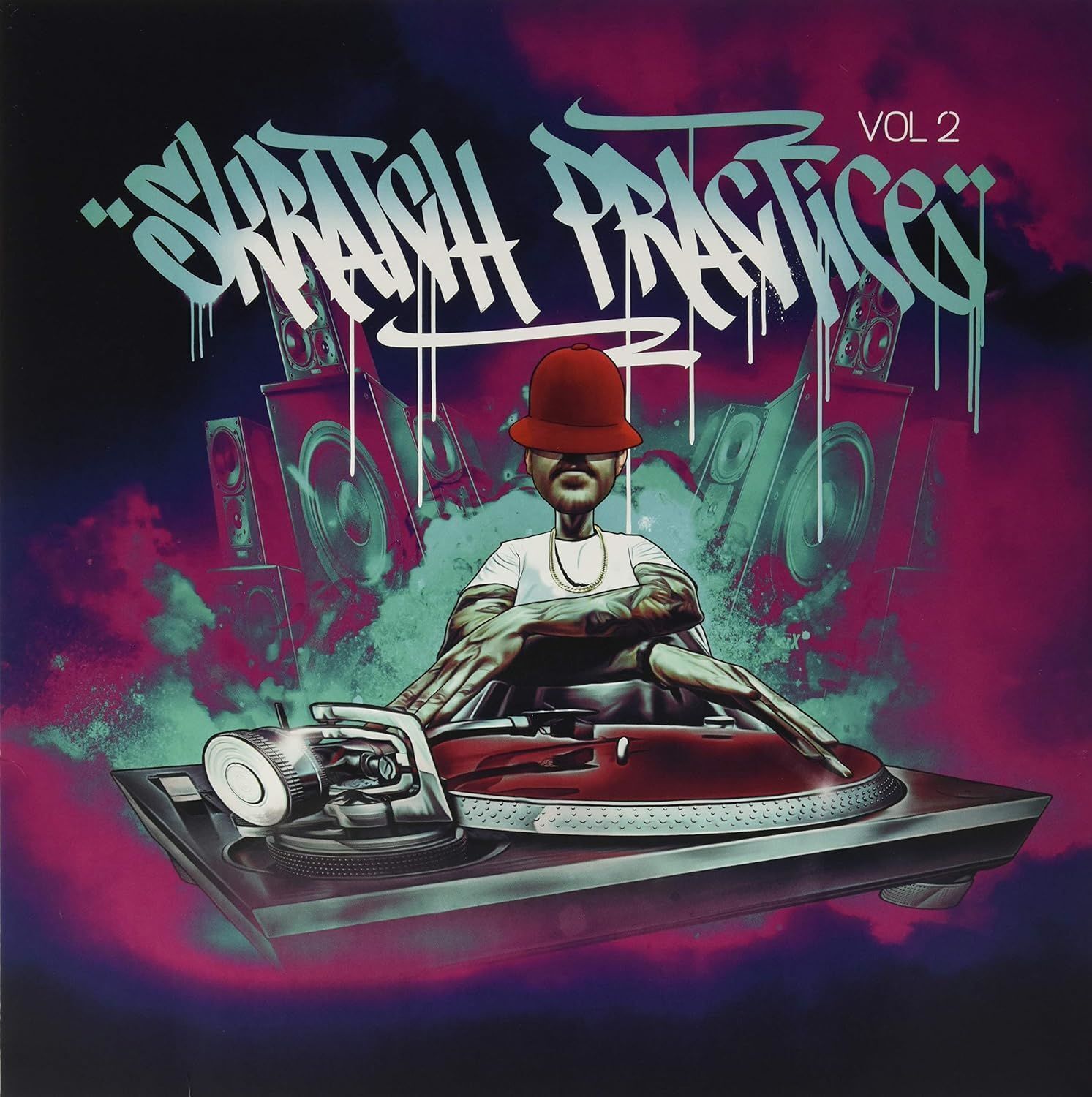 DJ T-KUT – SKRATCH PRACTICE VOLUME 2 (2019) - 12'' 45RPM MAXI SINGLE NEON VIOLET COLOURED EDITION SCRATCH PLAĞI SIFIR PLAK