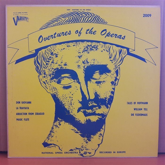 OVERTURES OF THE OPERAS - NATIONAL OPERA ORCHESTRA - LP 2.EL PLAK