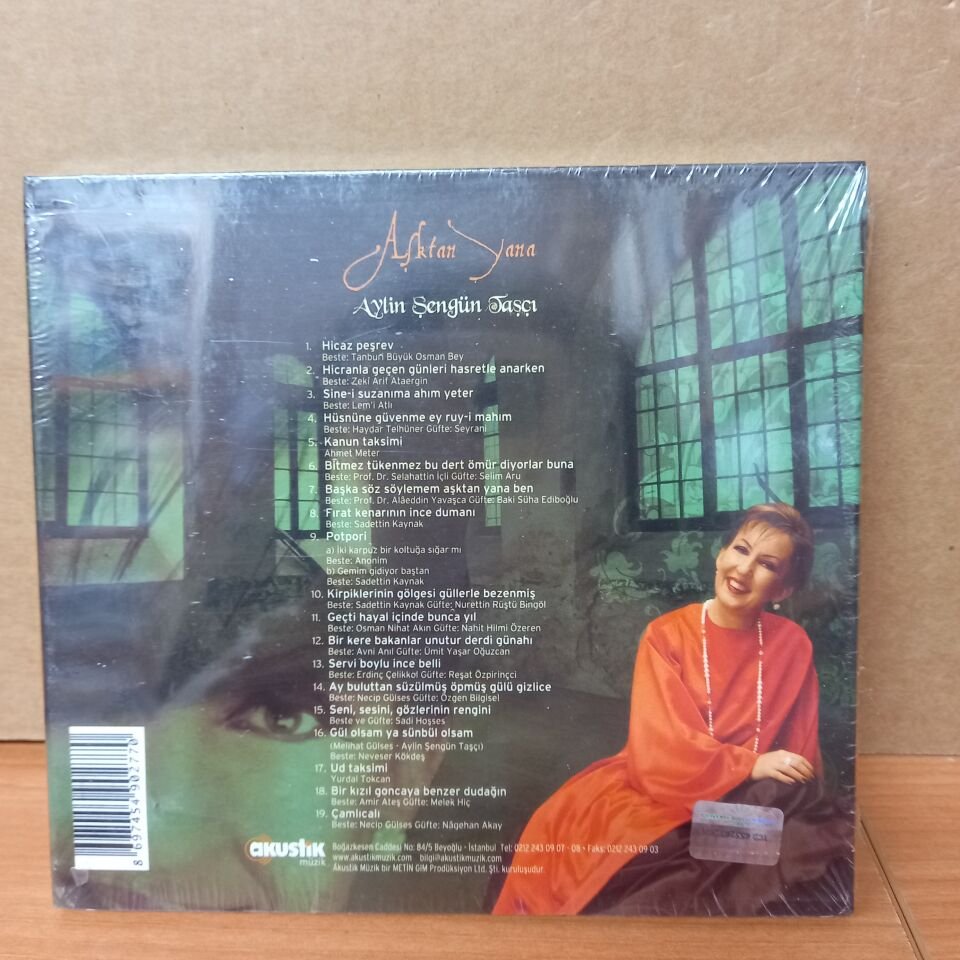 AYLİN ŞENGÜN TAŞÇI - AŞKTAN YANA (2014) - CD SIFIR