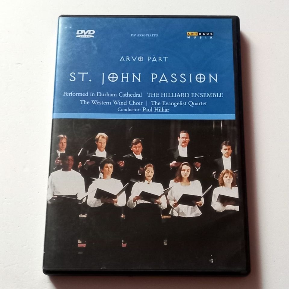 ARVO PART - ST. JOHN PASSION - THE HILLIARD ENSEMBLE, KOND.: PAUL HILLIAR  - DVD 2.EL