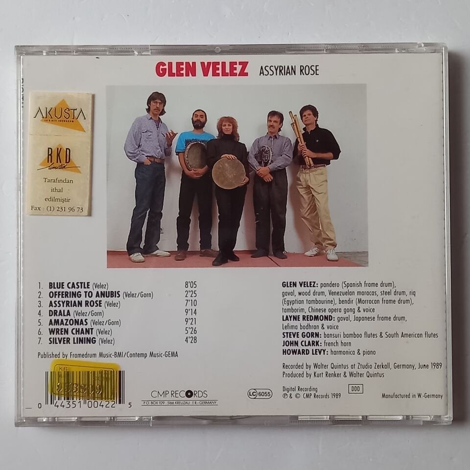GLEN VELEZ – ASSYRIAN ROSE (1989)  - CD 2.EL
