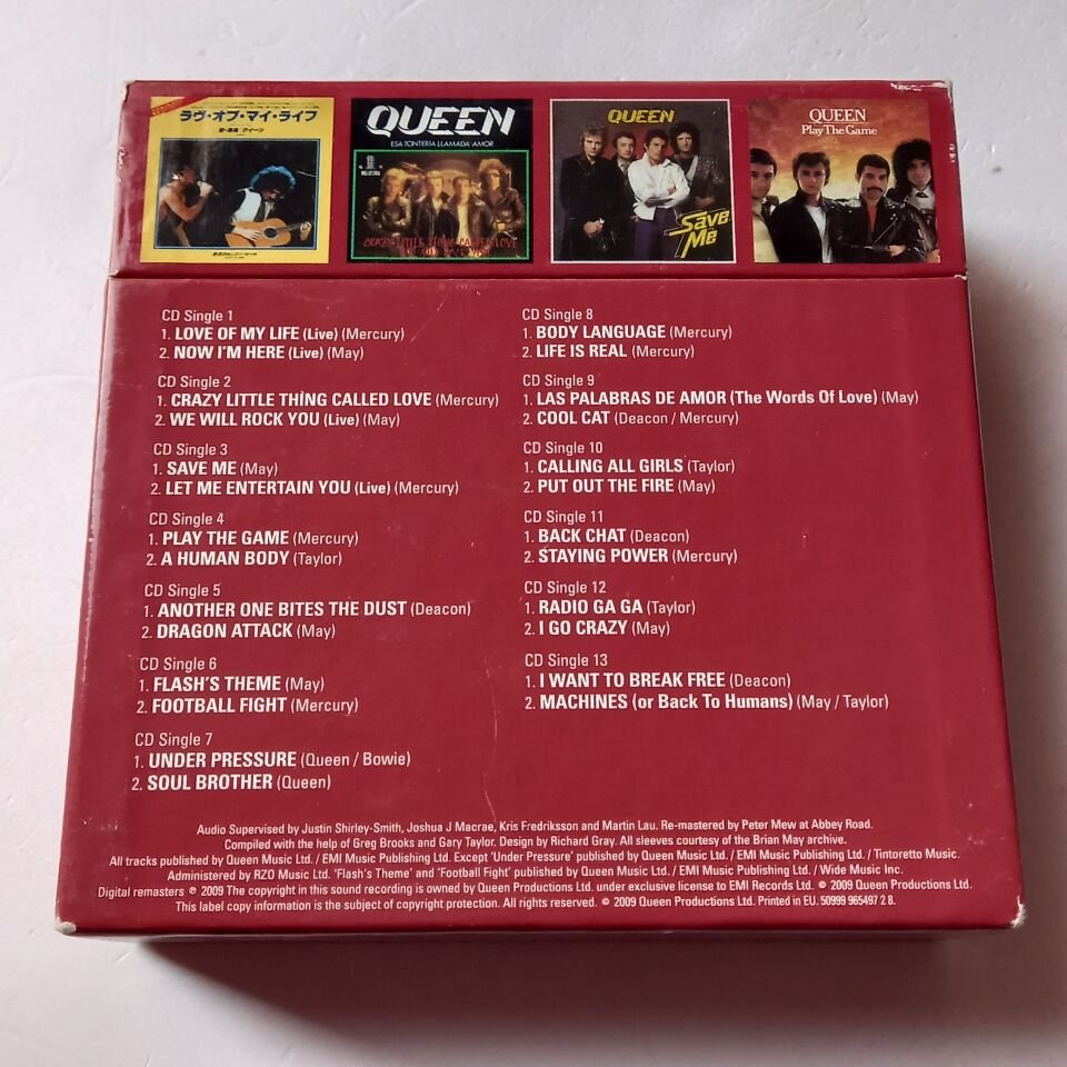 QUEEN - SINGLES COLLECTION 2 (2009) - 13CD 2.EL