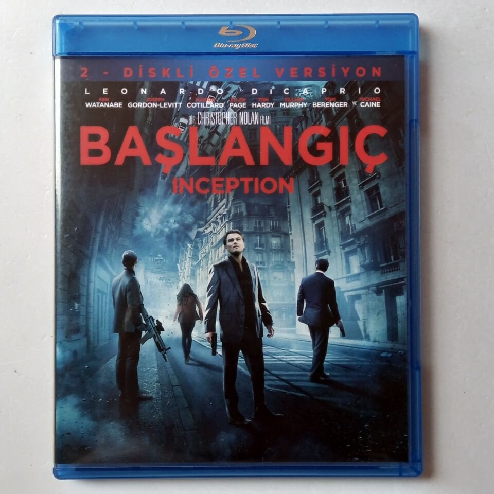 INCEPTION / BAŞLANGIÇ - CHRISTOPHER NOLAN, LEONARDO DICAPRIO, JOSEPH GORDON LEVITT - 2 DİSK BLU-RAY 2.EL