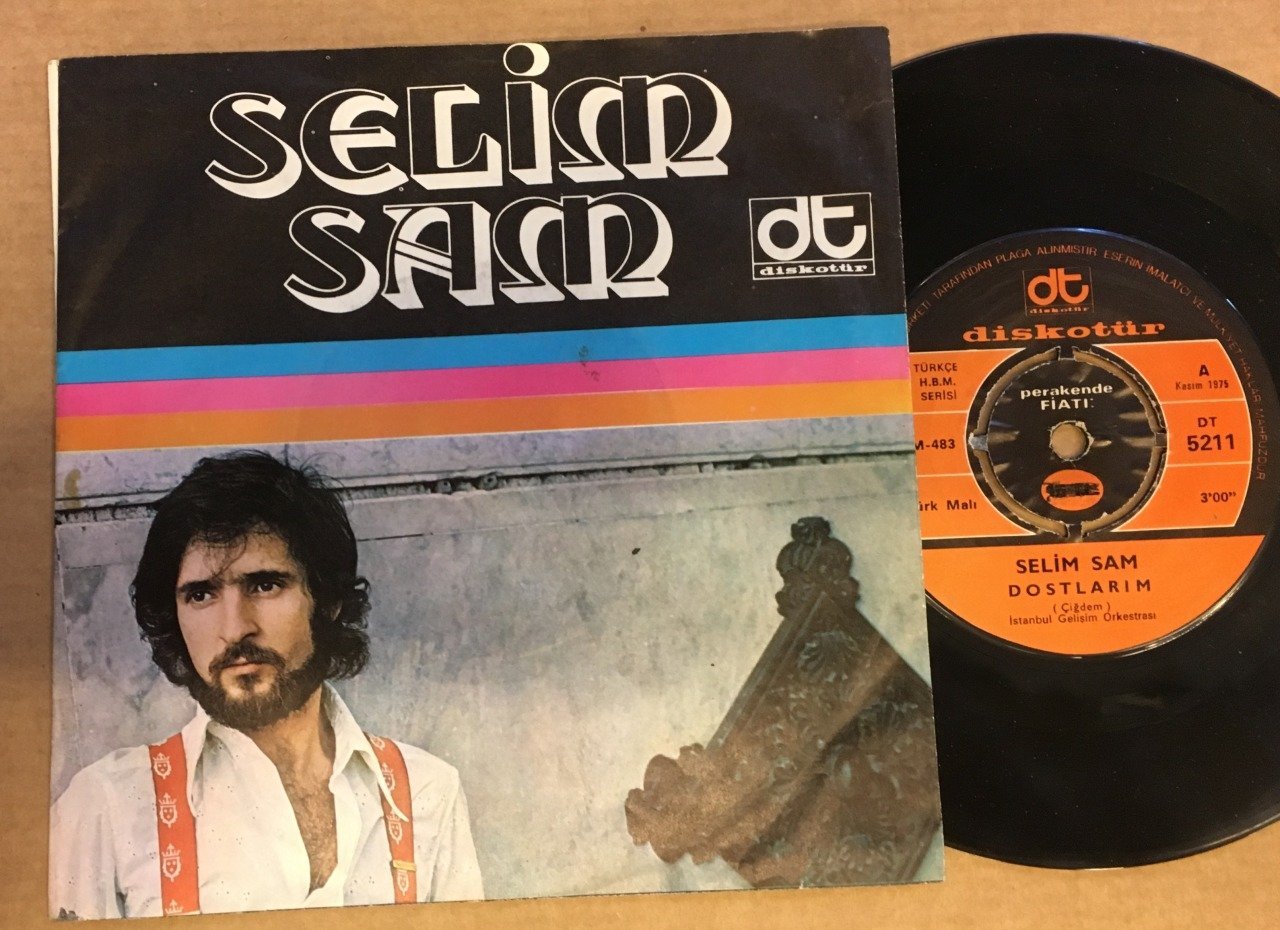 SELİM SAM - DOSTLARIM / MAVİ GECE 7'' 45 DEVİR