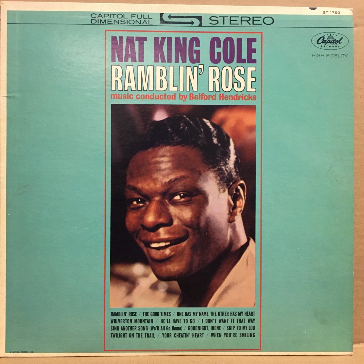 NAT KING COLE - RAMBLIN' ROSE - 2.EL PLAK