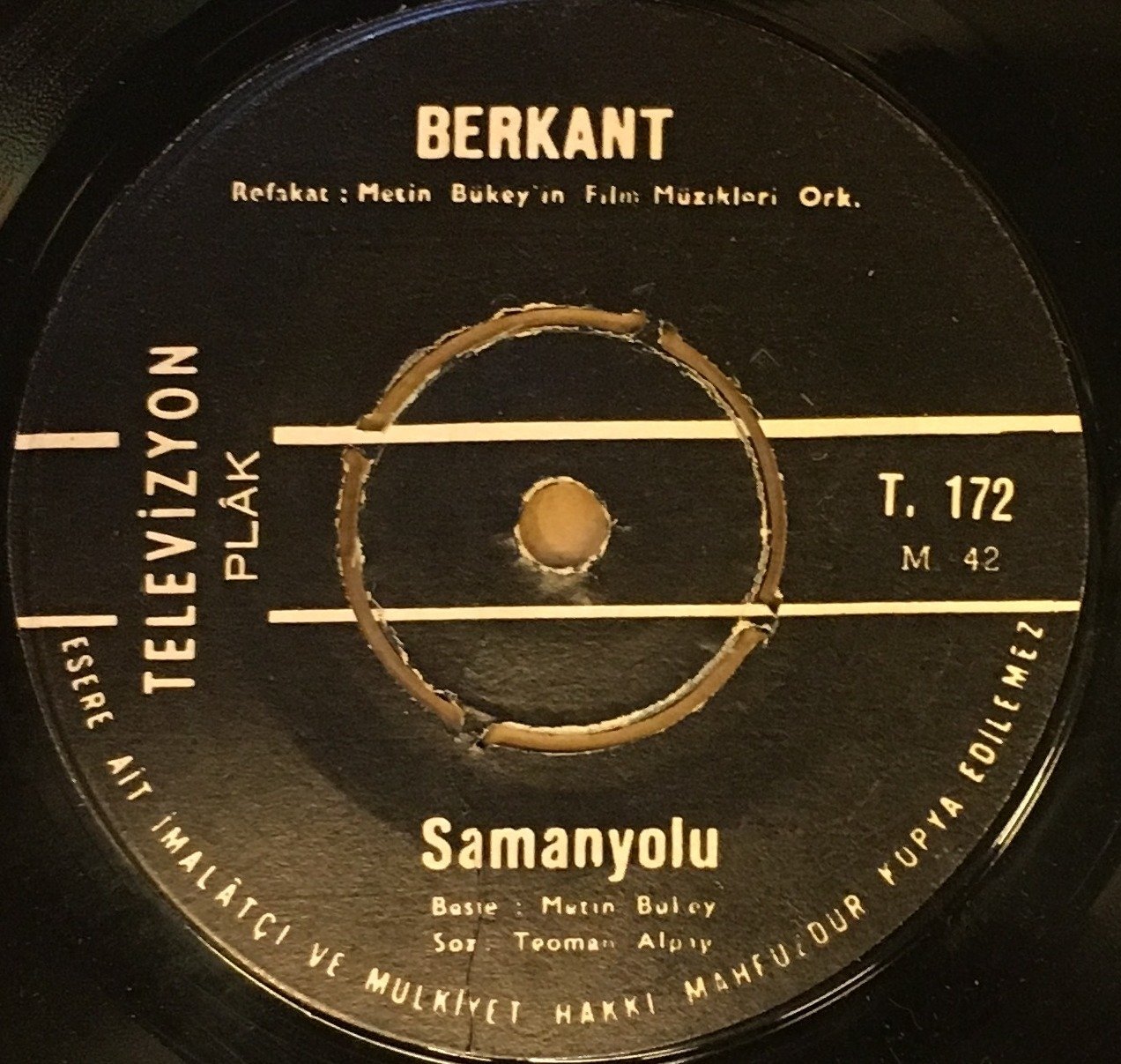 BERKANT - SAMANYOLU - ÖZLEDİM SENİ 7'' 45 DEVİR