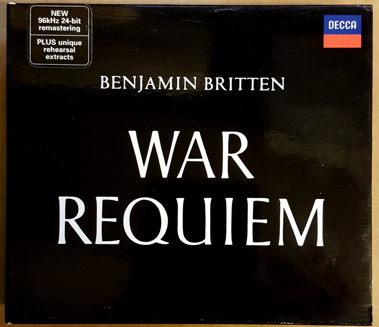 BENJAMIN BRITTEN - WAR REQUIEM /LONDON SYMPHONY (1963) - 2CD 1999 DECCA 24 BIT REMASTERED EDITION 2.EL