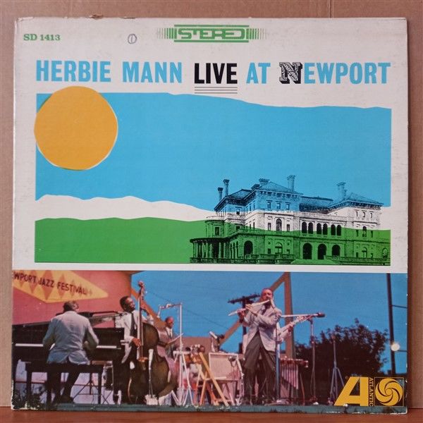 HERBIE MANN – LIVE AT NEWPORT (1963) - LP 2.EL PLAK