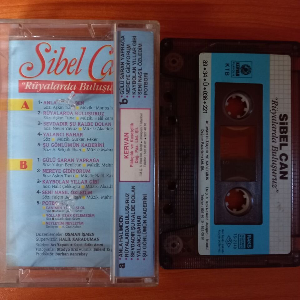 SİBEL CAN - RÜYALARDA BULUŞURUZ (1989) - KASET 2.EL