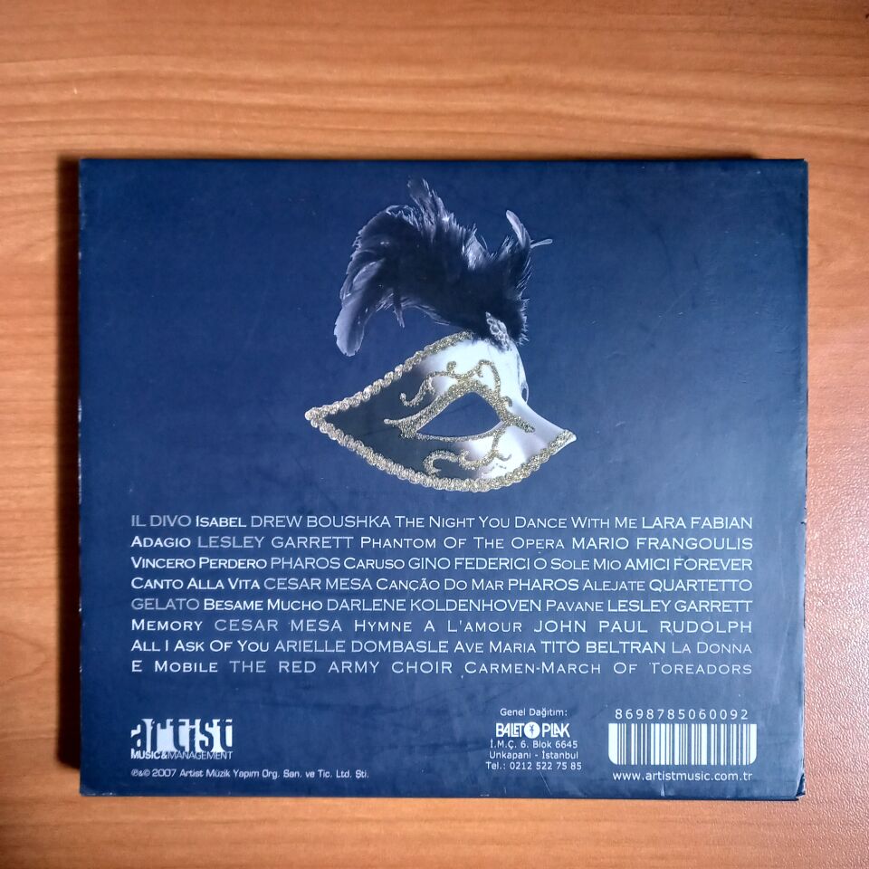THE BEST POP OPERA 2008 / MAROO FRANGOULIS, LARA FABIAN, IL DIVO, PHAROS, THE RED ARMY CHORUS (2007) - CD 2.EL