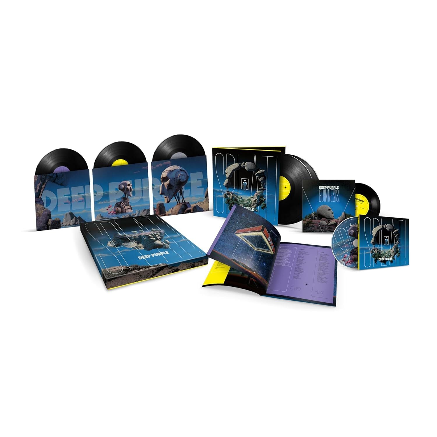 DEEP PURPLE - SPLAT! (2026) - 2x33'' 45RPM LP 1xCD 2x10'' 45RPM LP 1x7'' 45 RPM SINGLE LIMITED EDITION BOX SET / AMBALAJINDA SIFIR
