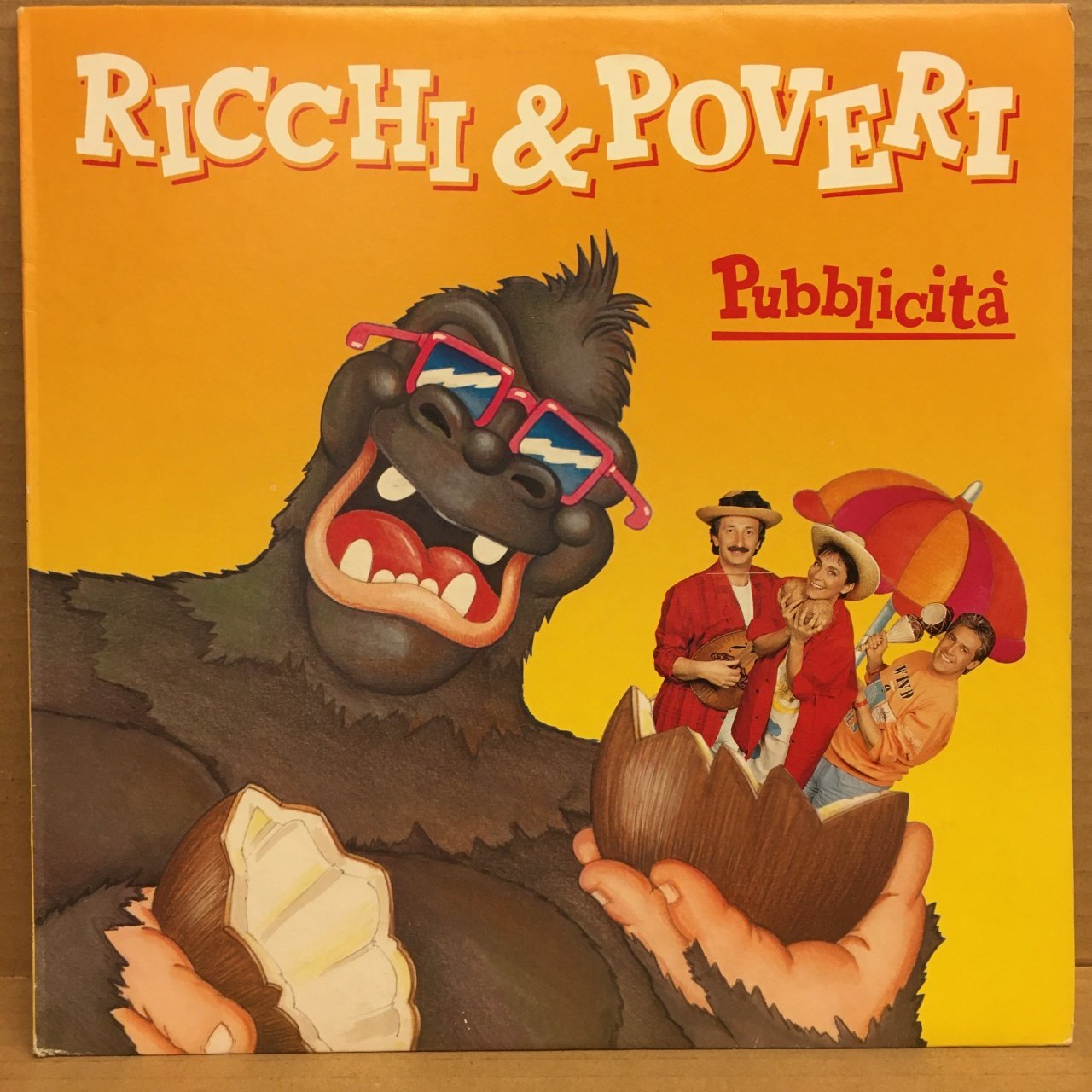 RICCHIE E POVERI - PUBBLICITA 1987 LP 2.EL PLAK